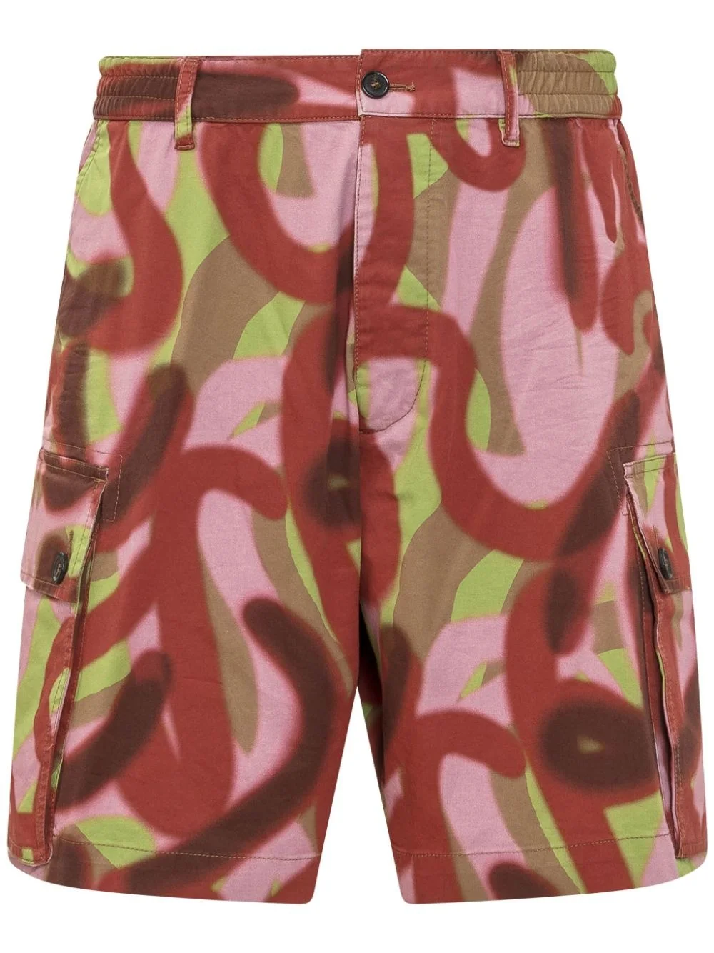 fully-printed bermuda shorts - 1