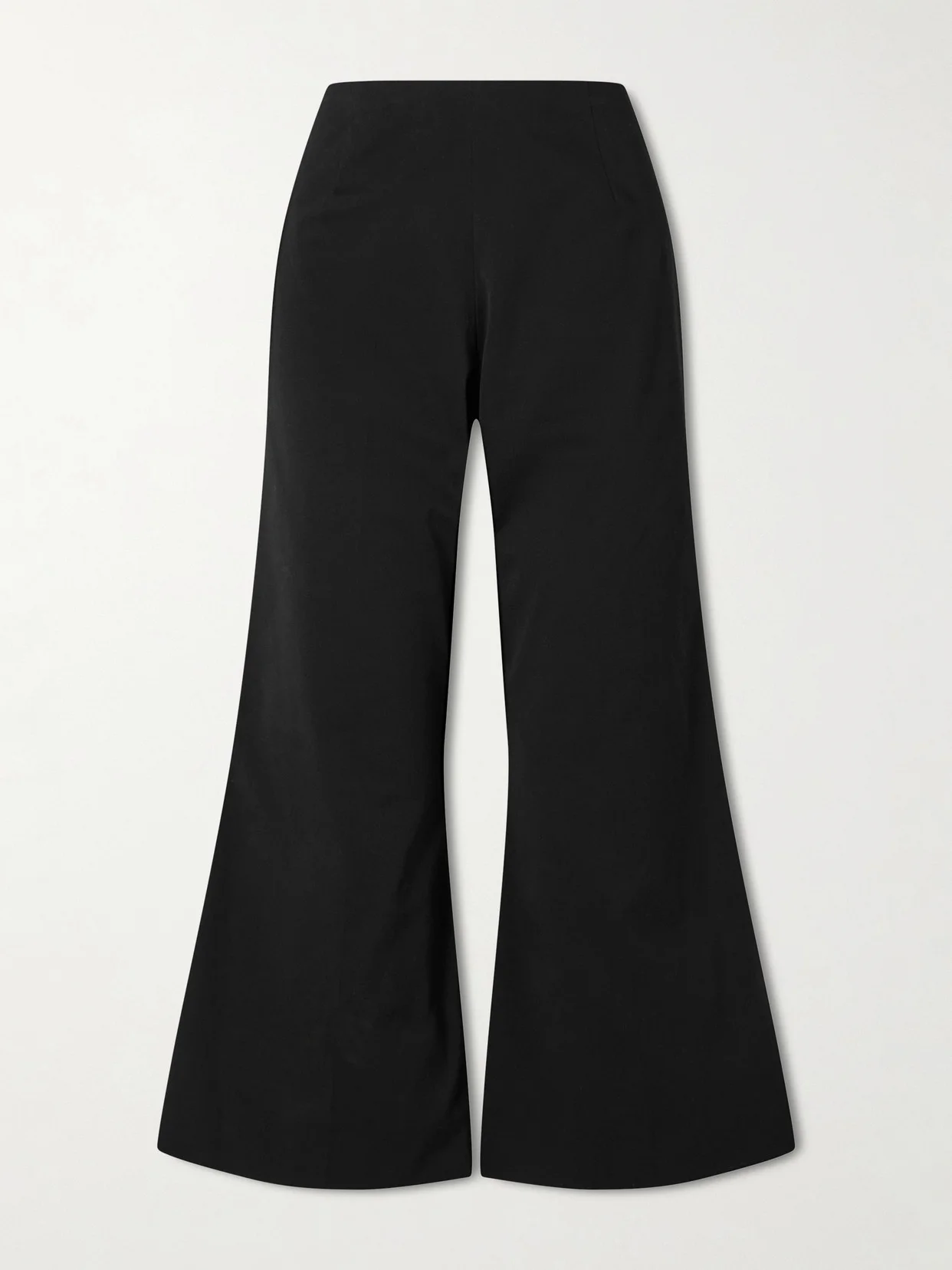 Walter Cotton And Silk-blend Flared Pants - 1
