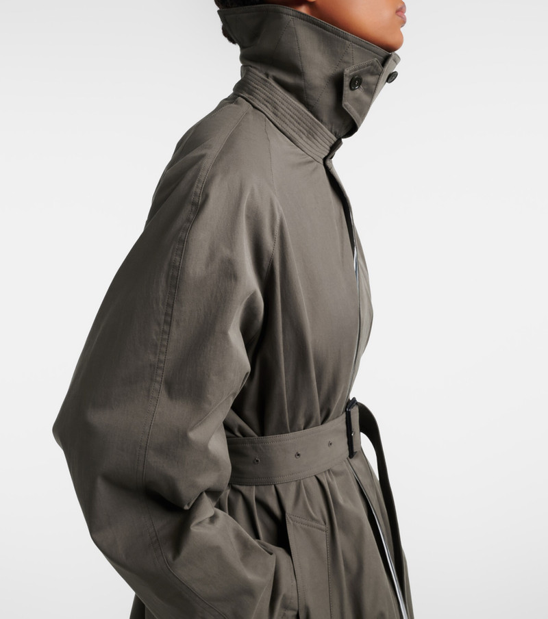 Cotton twill trench coat 5