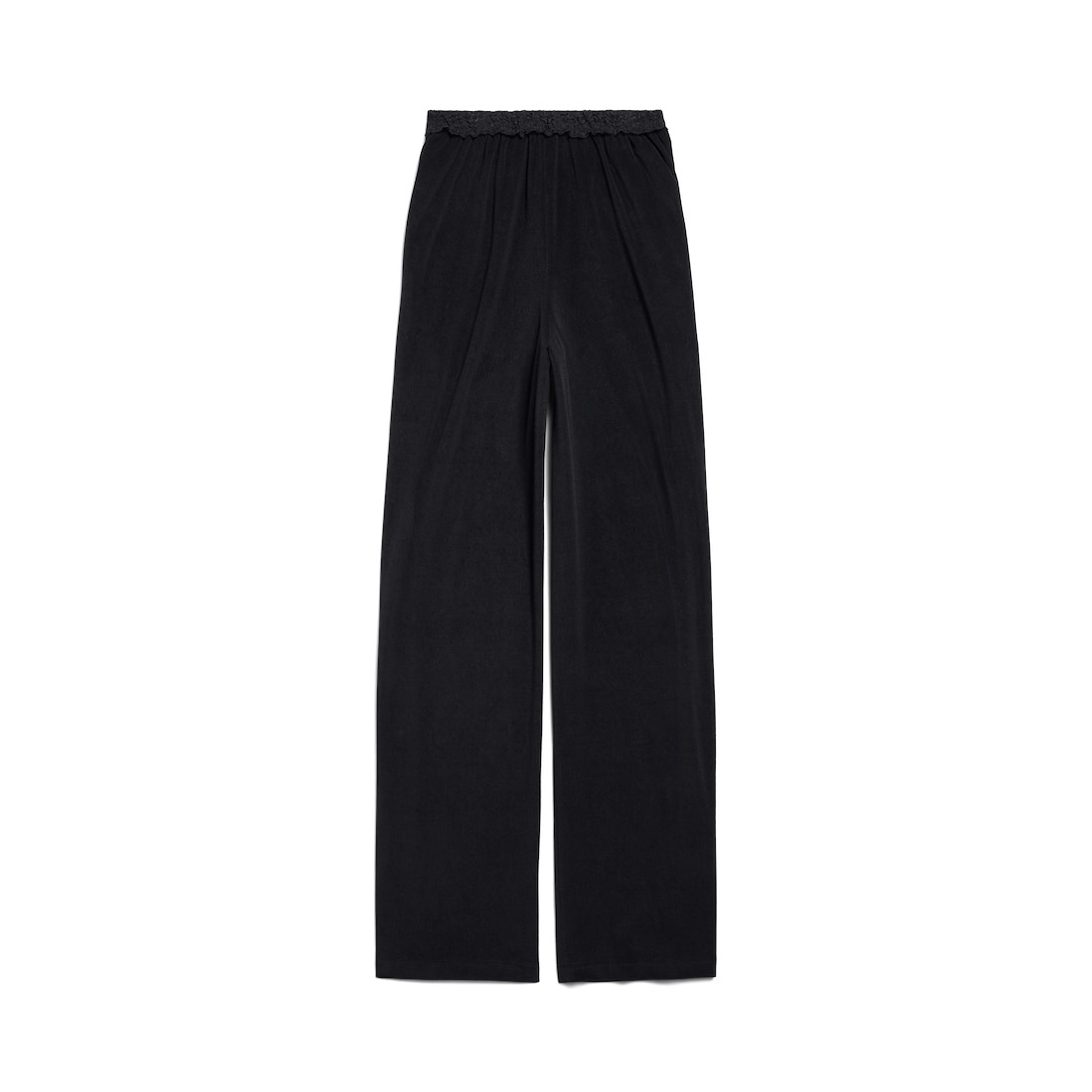 Women's Lace Pyjama Pants in Black - 6