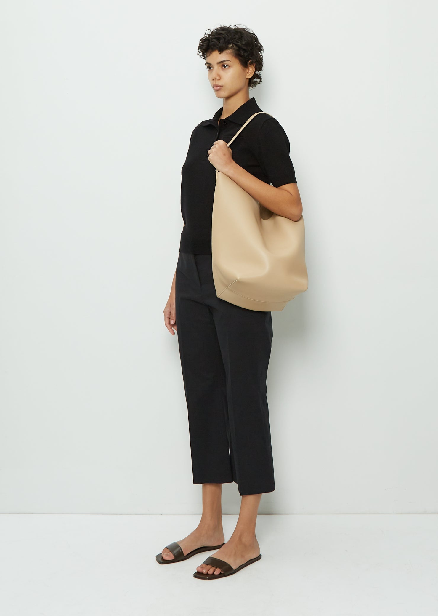 Large N/S Park Tote — Beige - 3