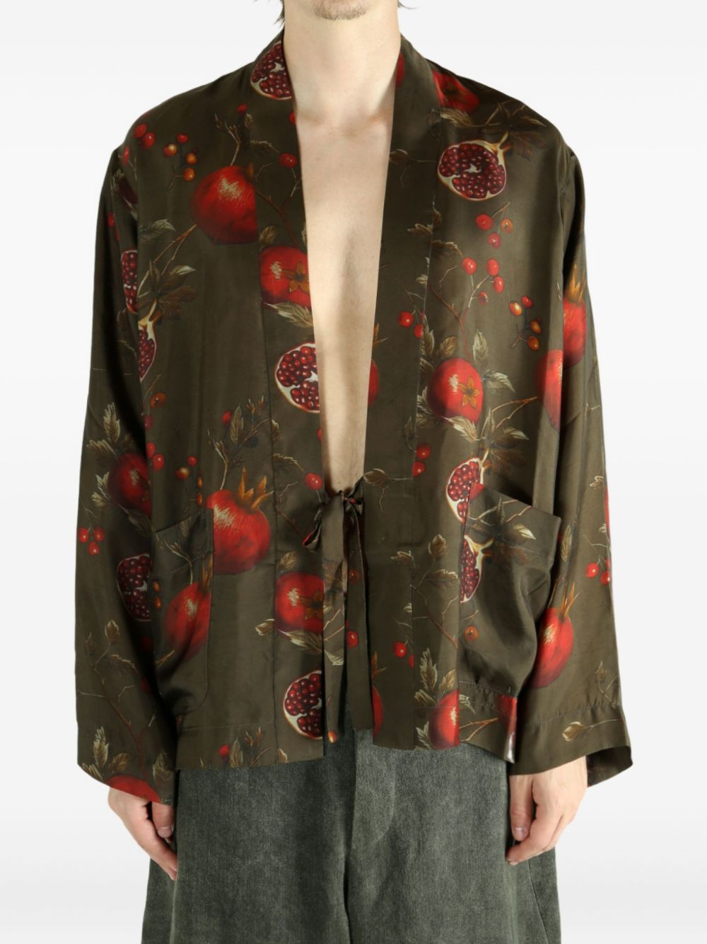 Jester pomegranate-print jacket - 2