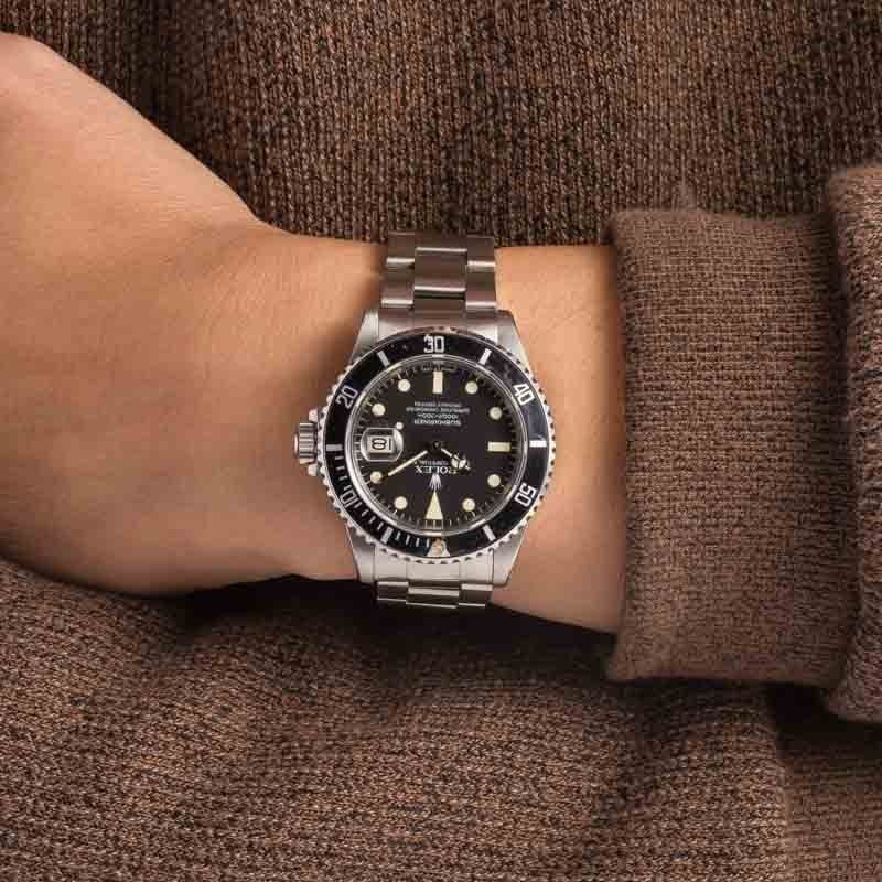 Vintage Rolex Submariner 16800 Black Dial - 9