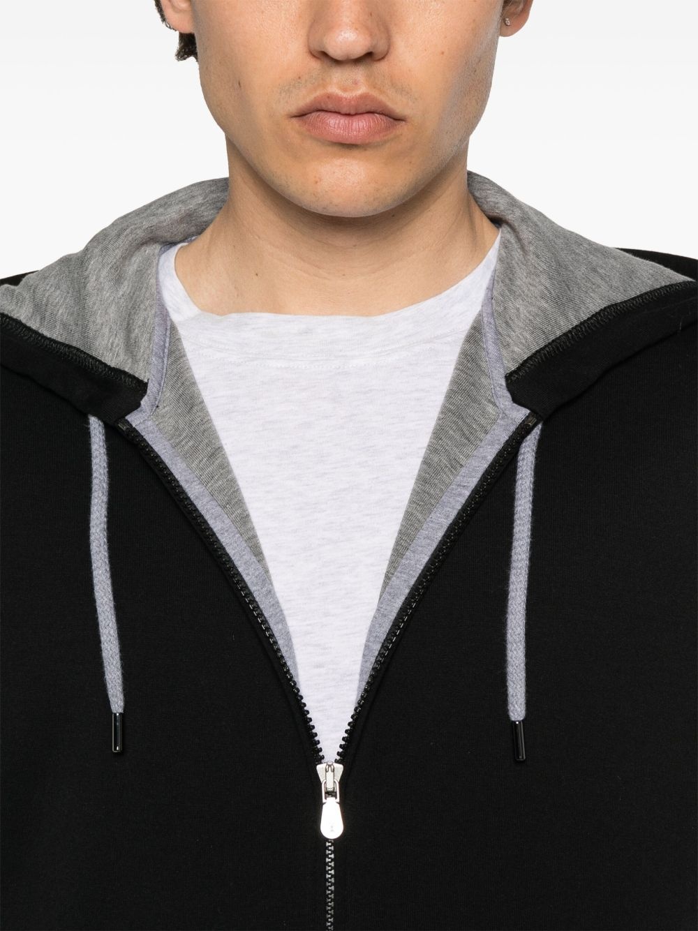 zip-up sleeveless hoodie - 5