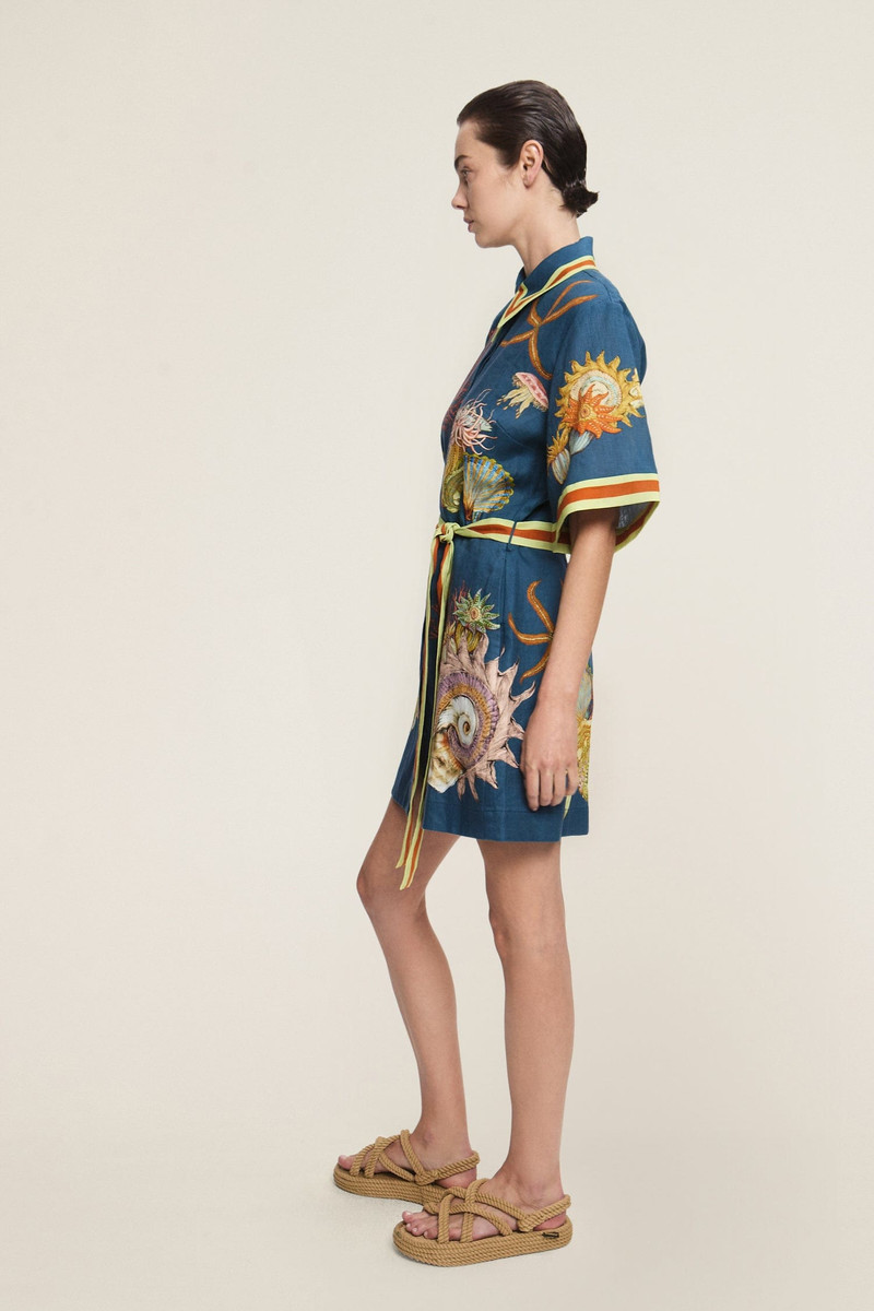 Dorian Linen Mini Dress 5