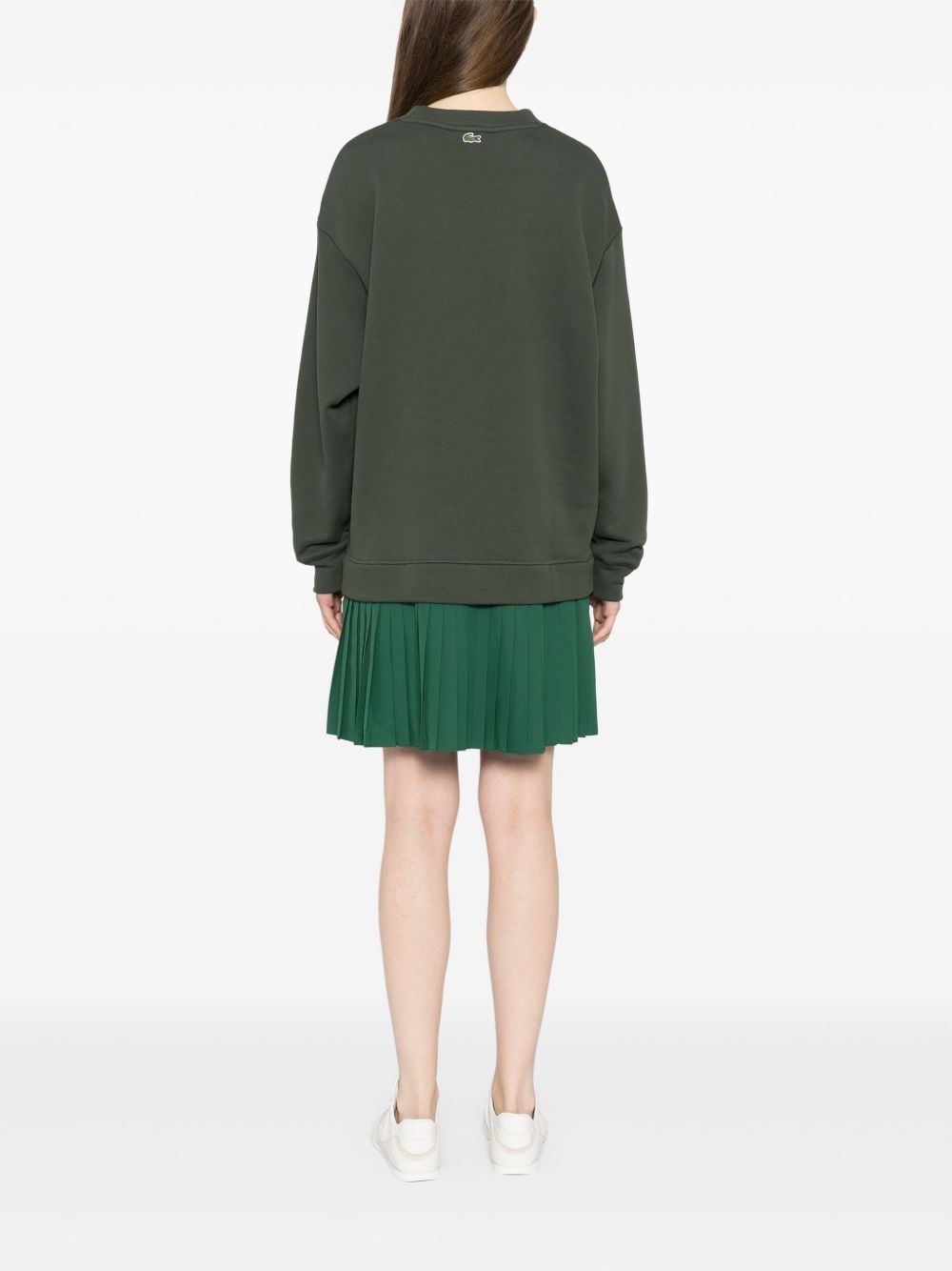 pleated sweatshirt dress - 4