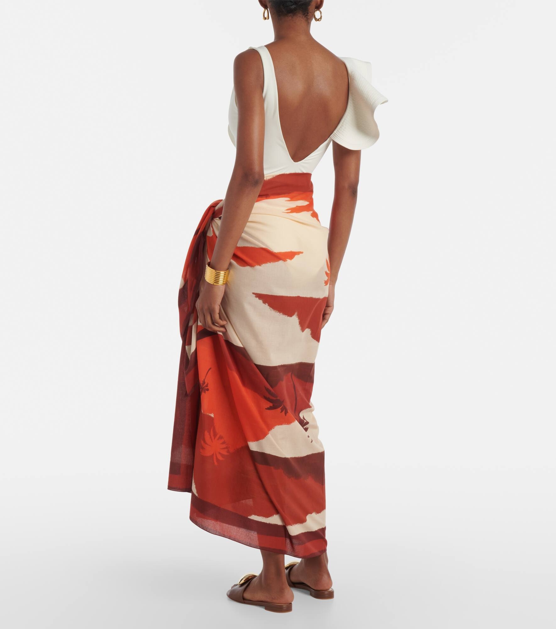 Sailing Landscapes cotton beach cover-up - 3