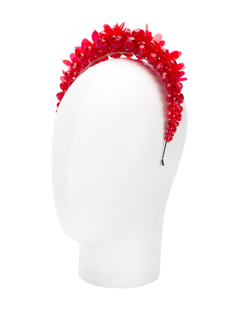 Simone Rocha floral appliqué hair band outlook
