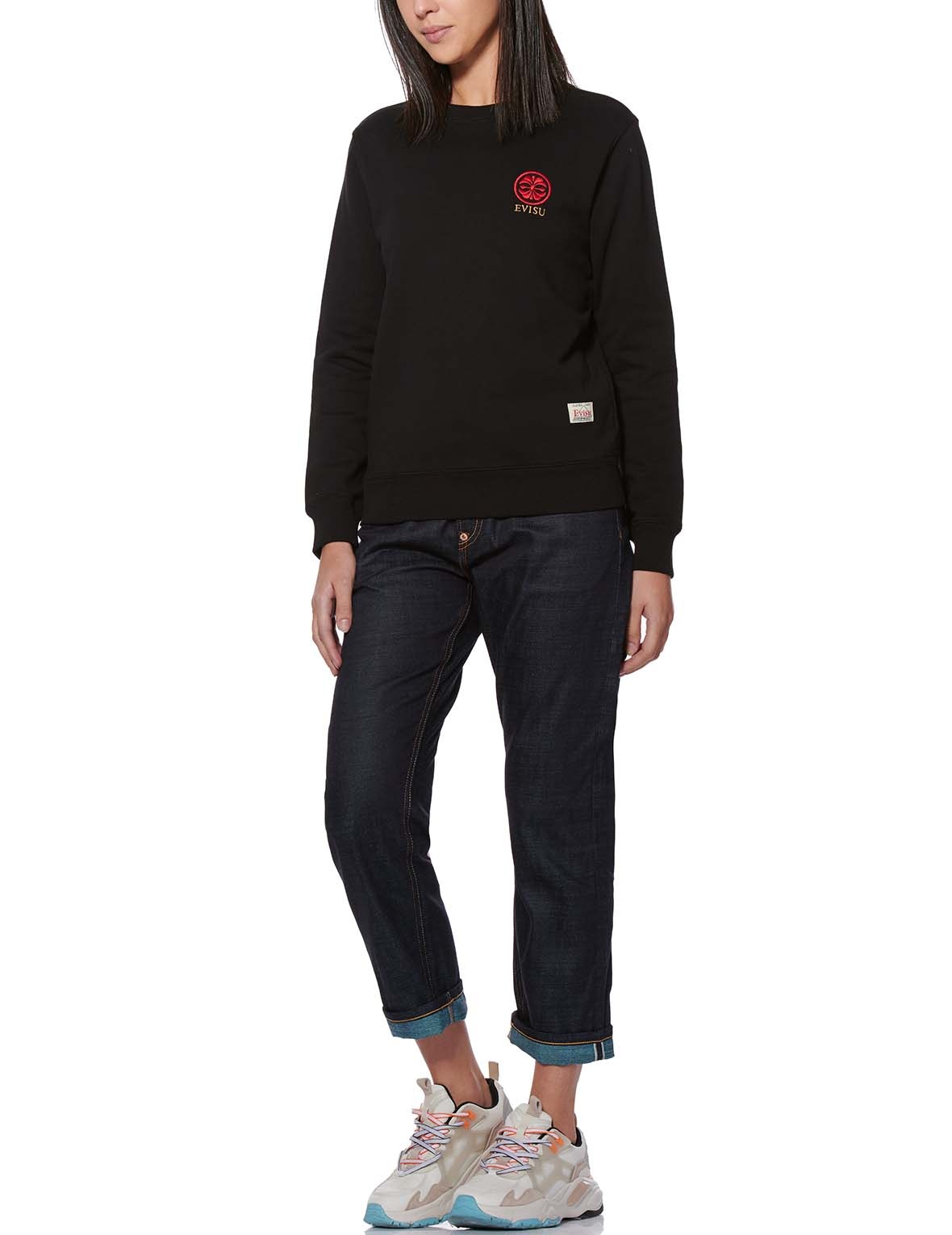 THREE WISE DARUMAS POSTER PRINT SWEATSHIRT - 6
