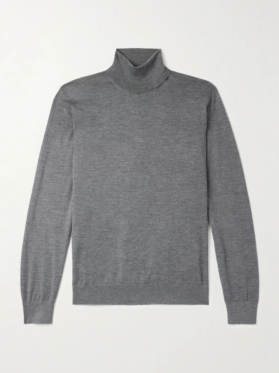 Cashmere and Silk-Blend Rollneck Sweater - 1