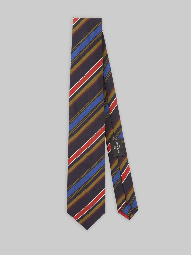 STRIPED JACQUARD TIE 1