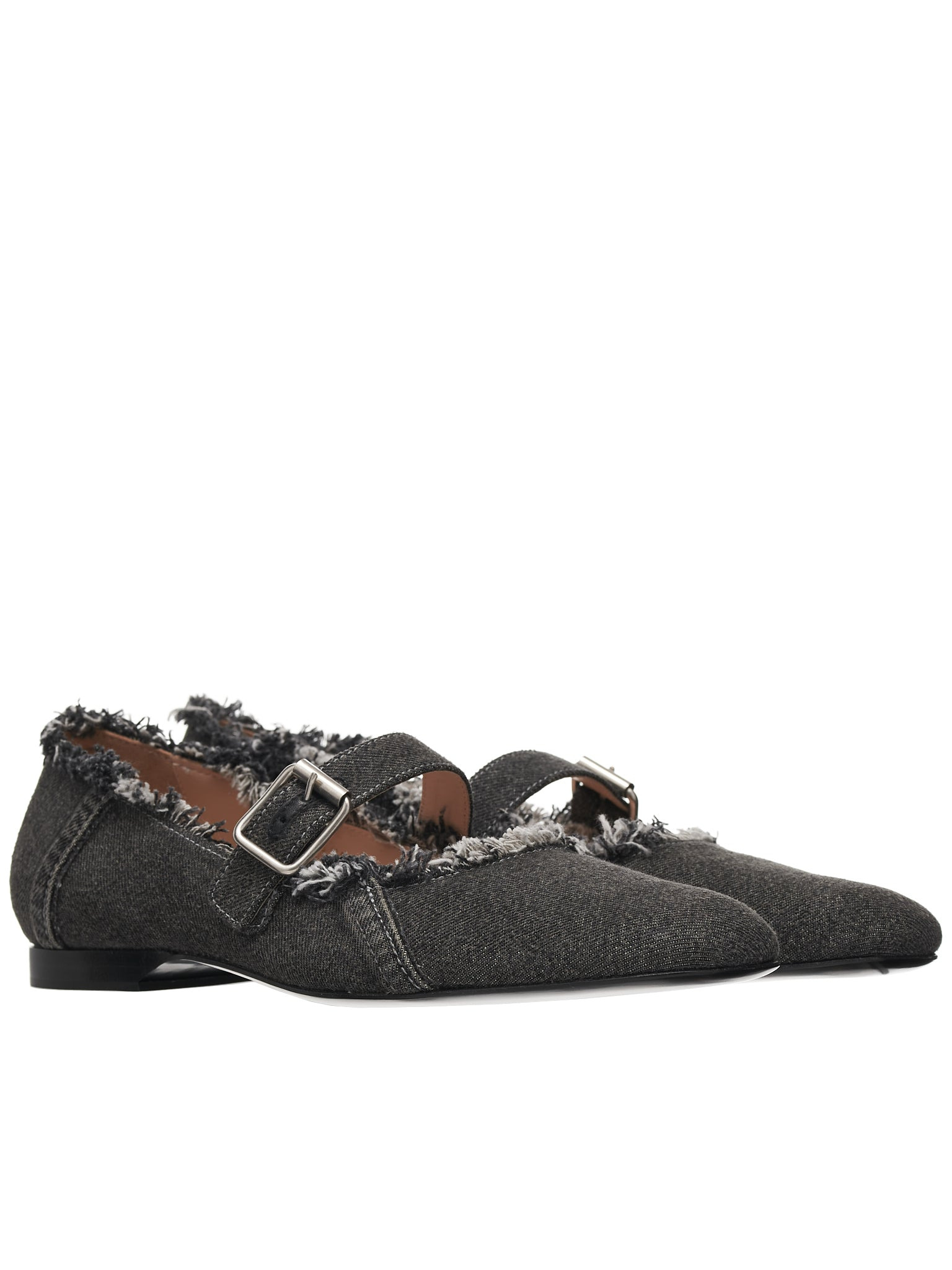 Denim Flat Shoes - 2