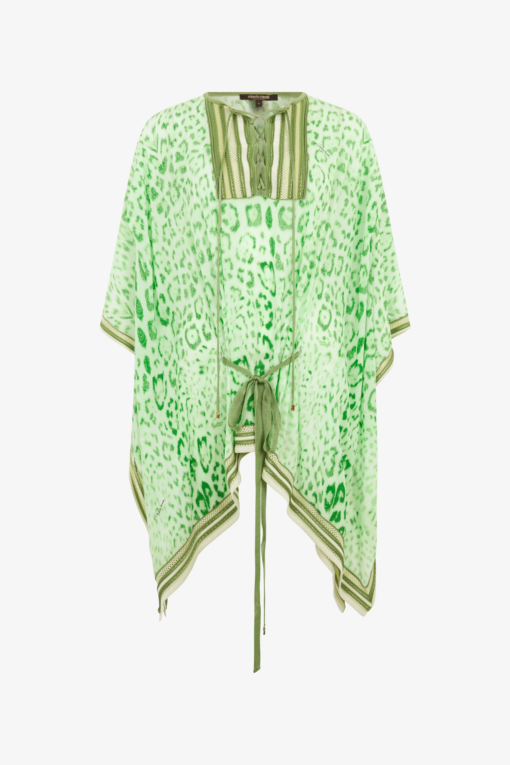 Caftan in Jaguar Mint Print - 1