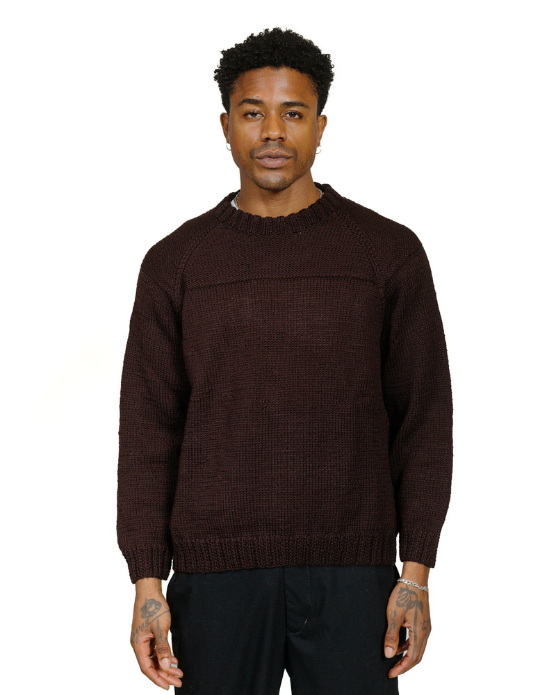 CASEY/CASEY Mix Stitch Jumper Wooly Brown outlook