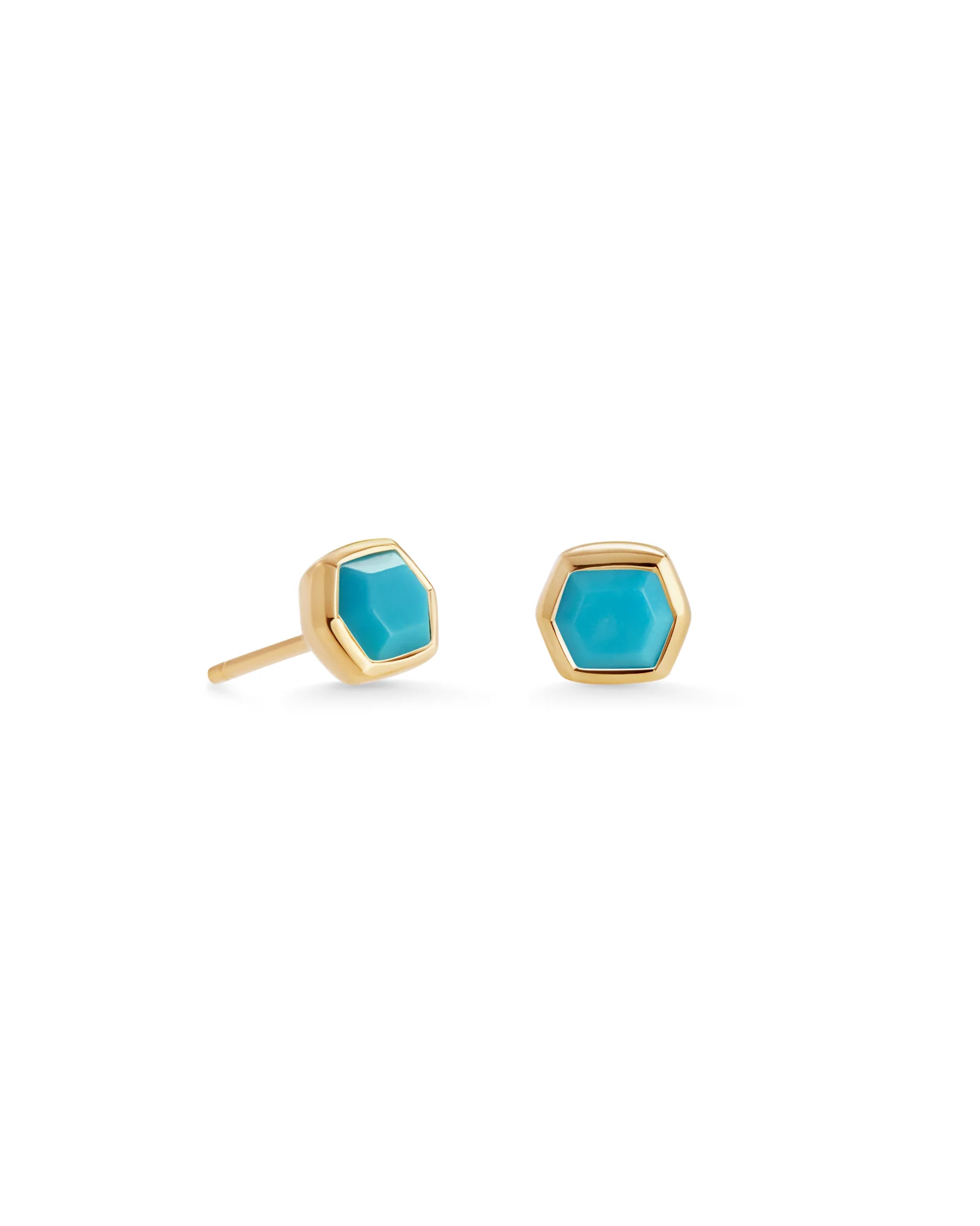 Davie 18k Gold Vermeil December Stud Earrings - 1