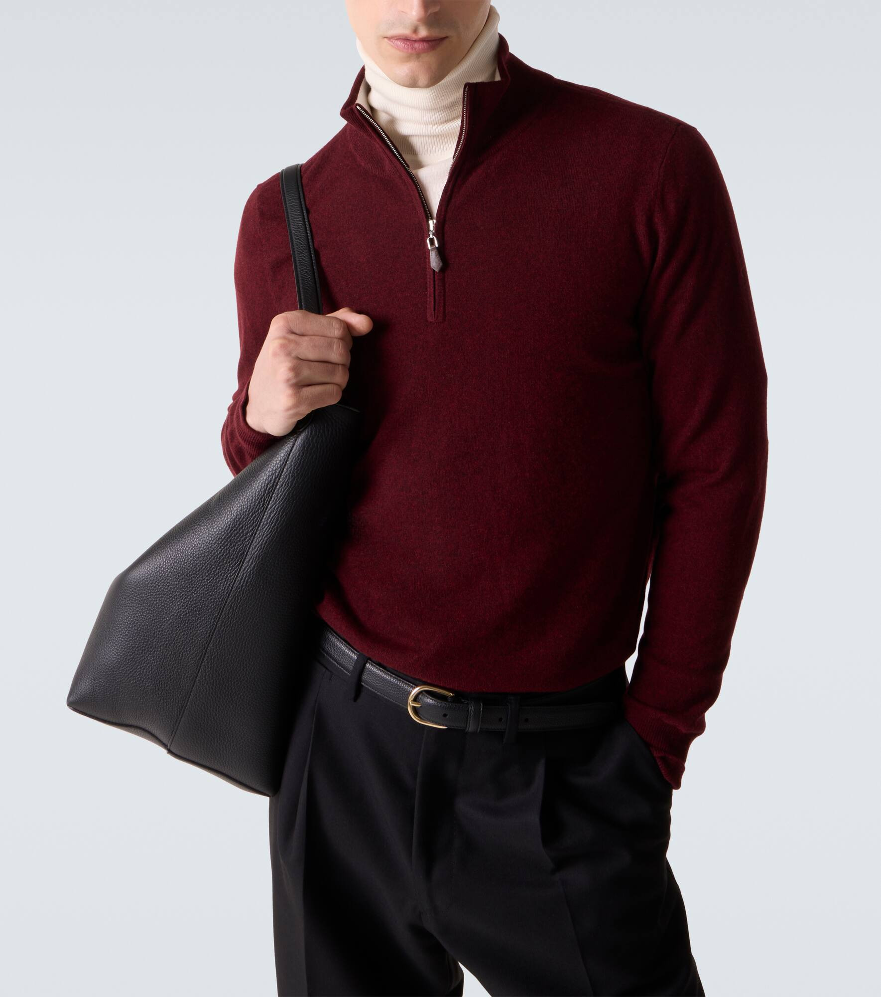 Mr Fenchurch cashmere half-zip sweater - 5