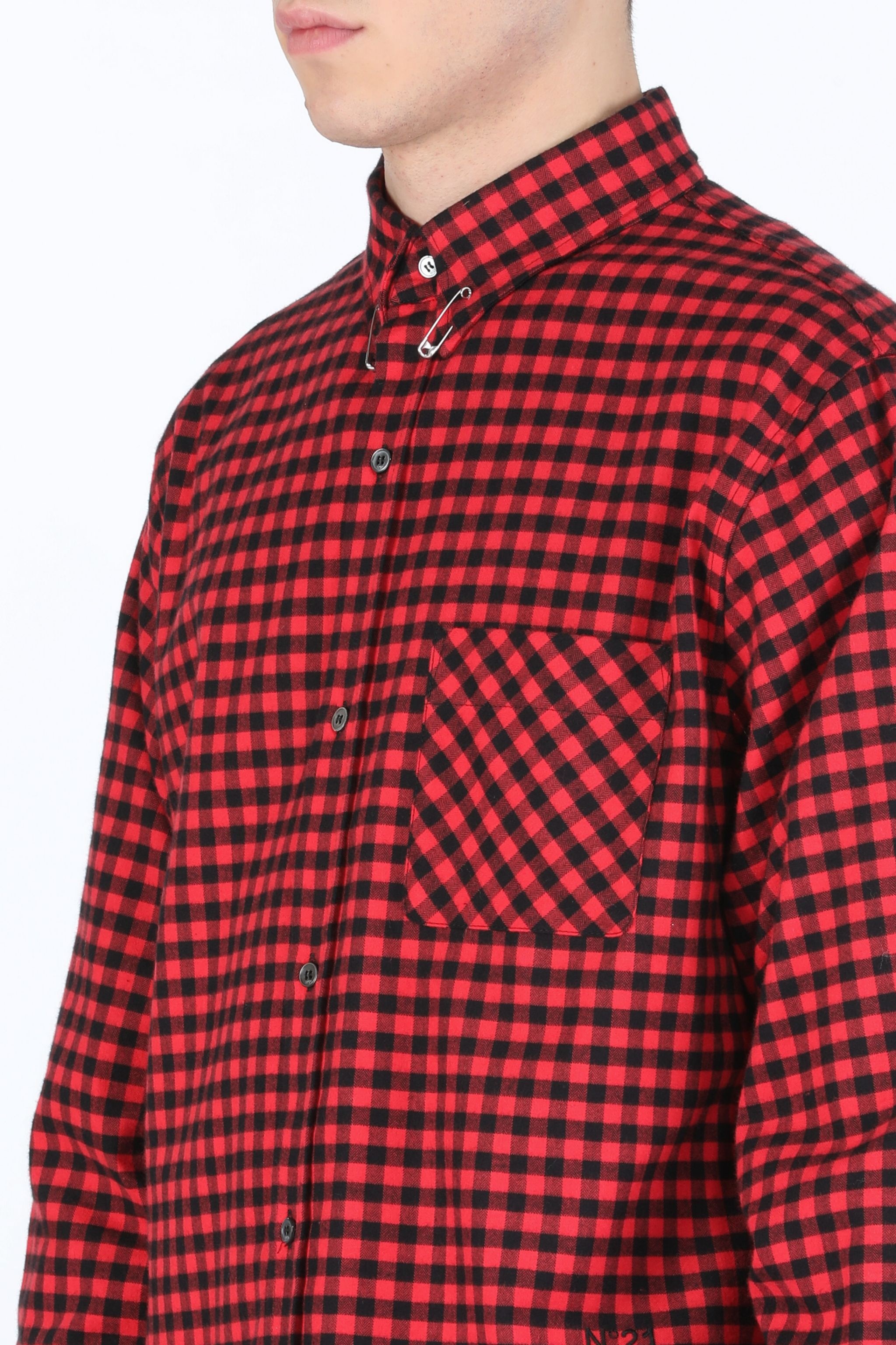 EMBELLISHED CHECKED SHIRT - 5