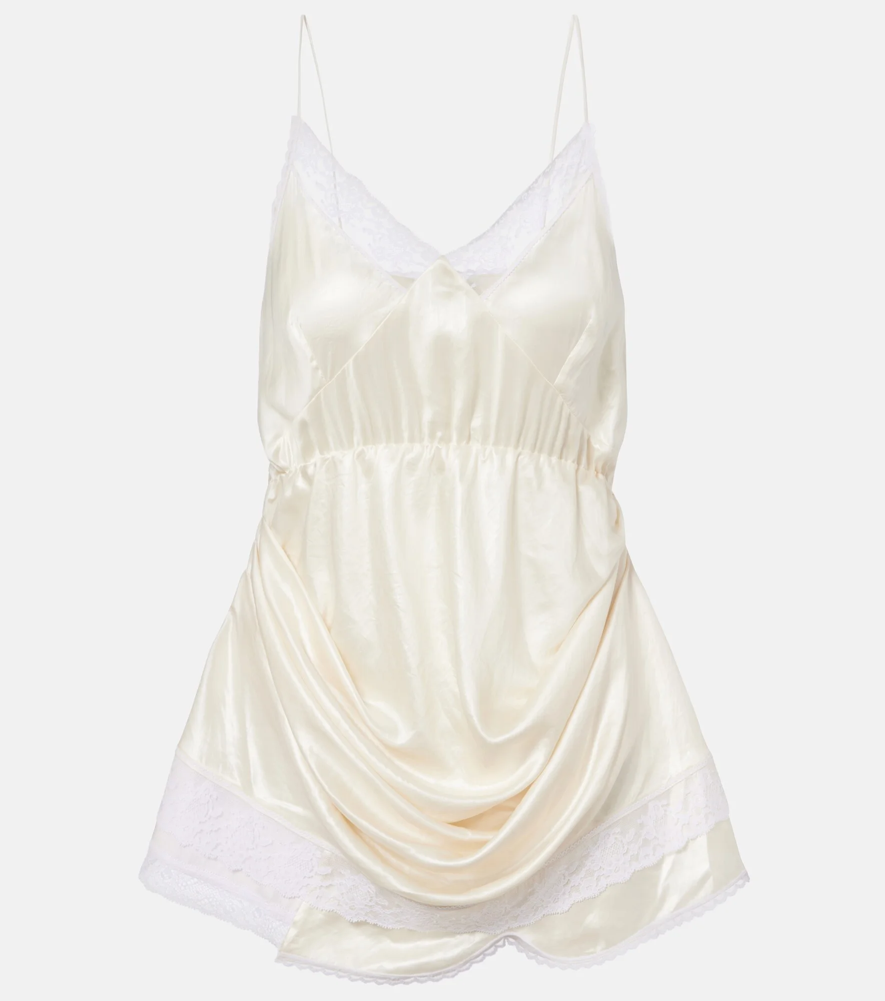 Lace-trimmed minidress - 1