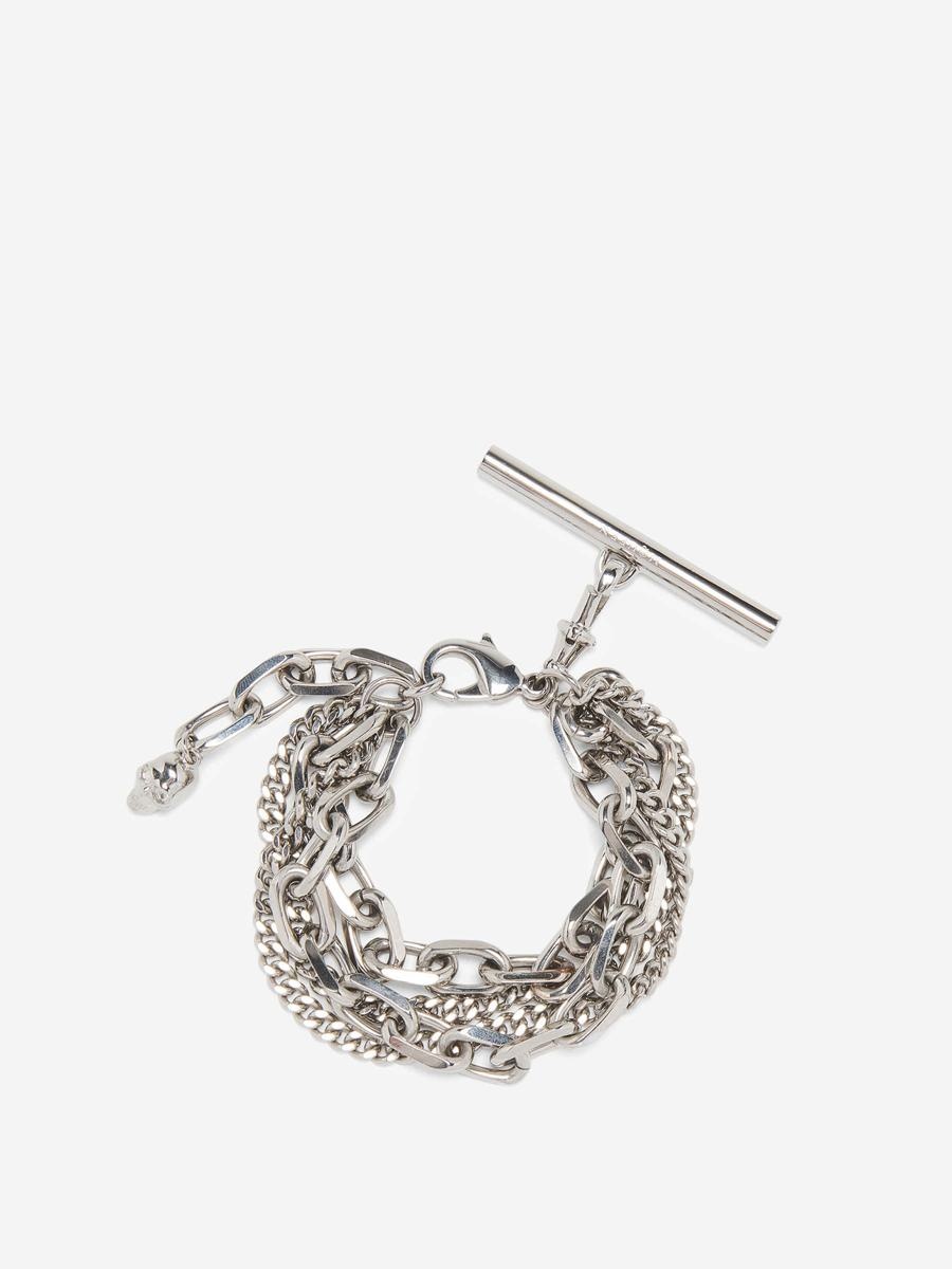 Alexander McQueen Brass Chain Bracelet - 1