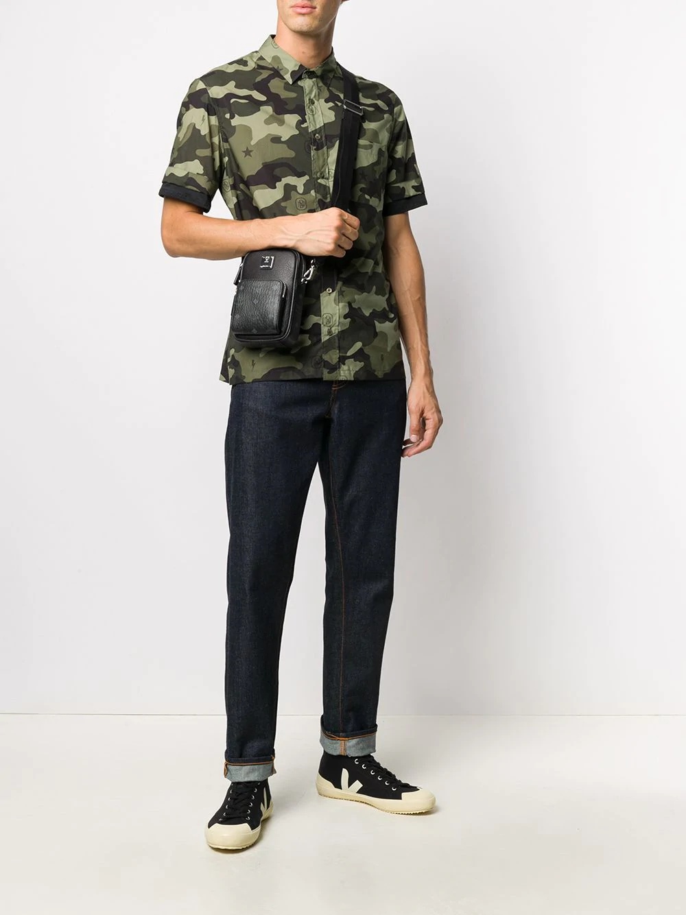 camouflage short-sleeve shirt - 2