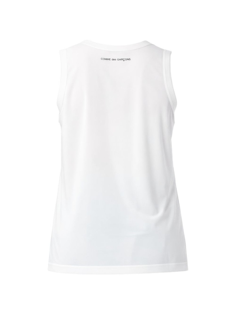 Comme Des Garçons round-neck sleeveless tank top outlook