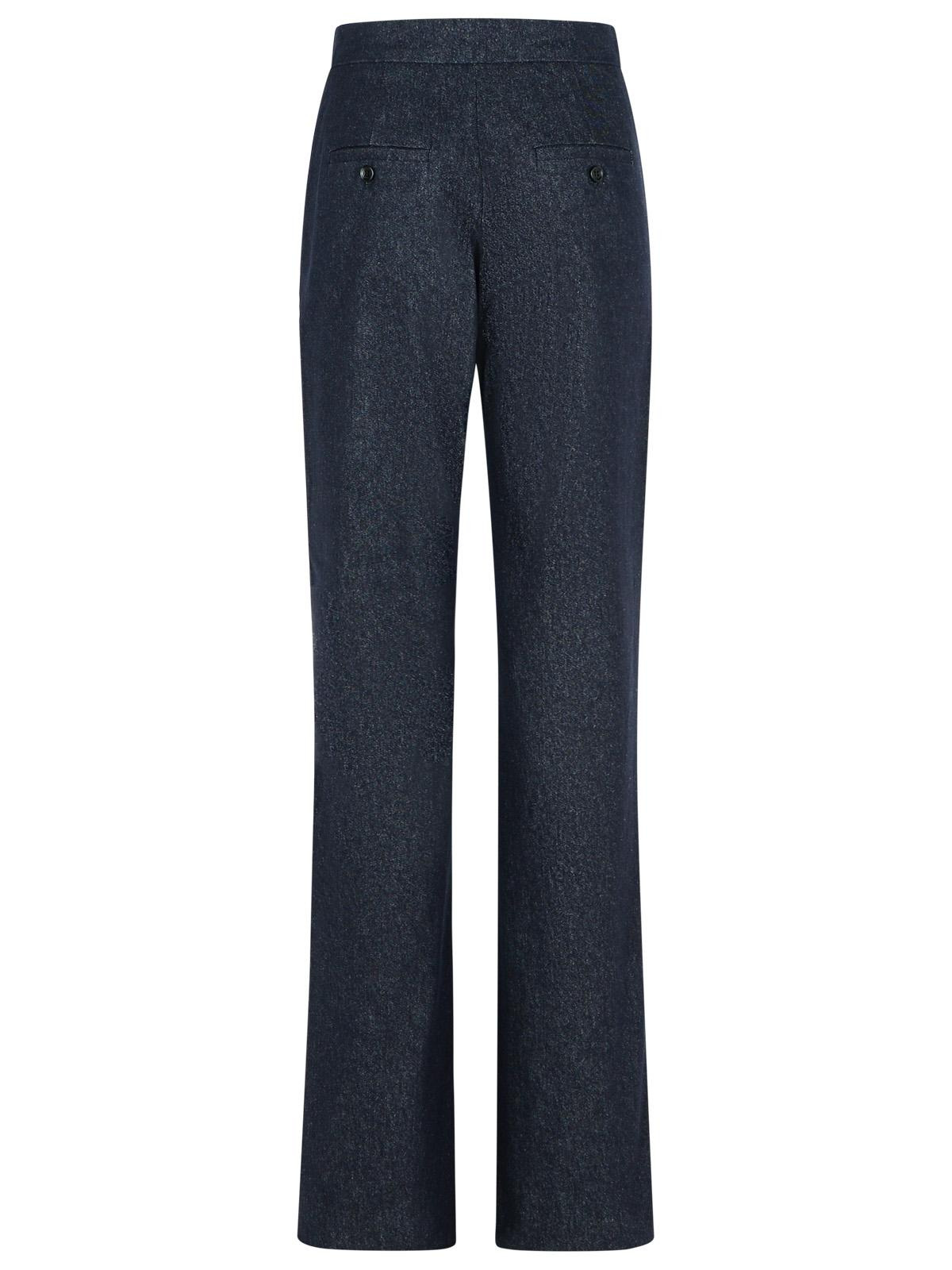 Max Mara 'Galizia' Blue Cotton Pants Women - 3