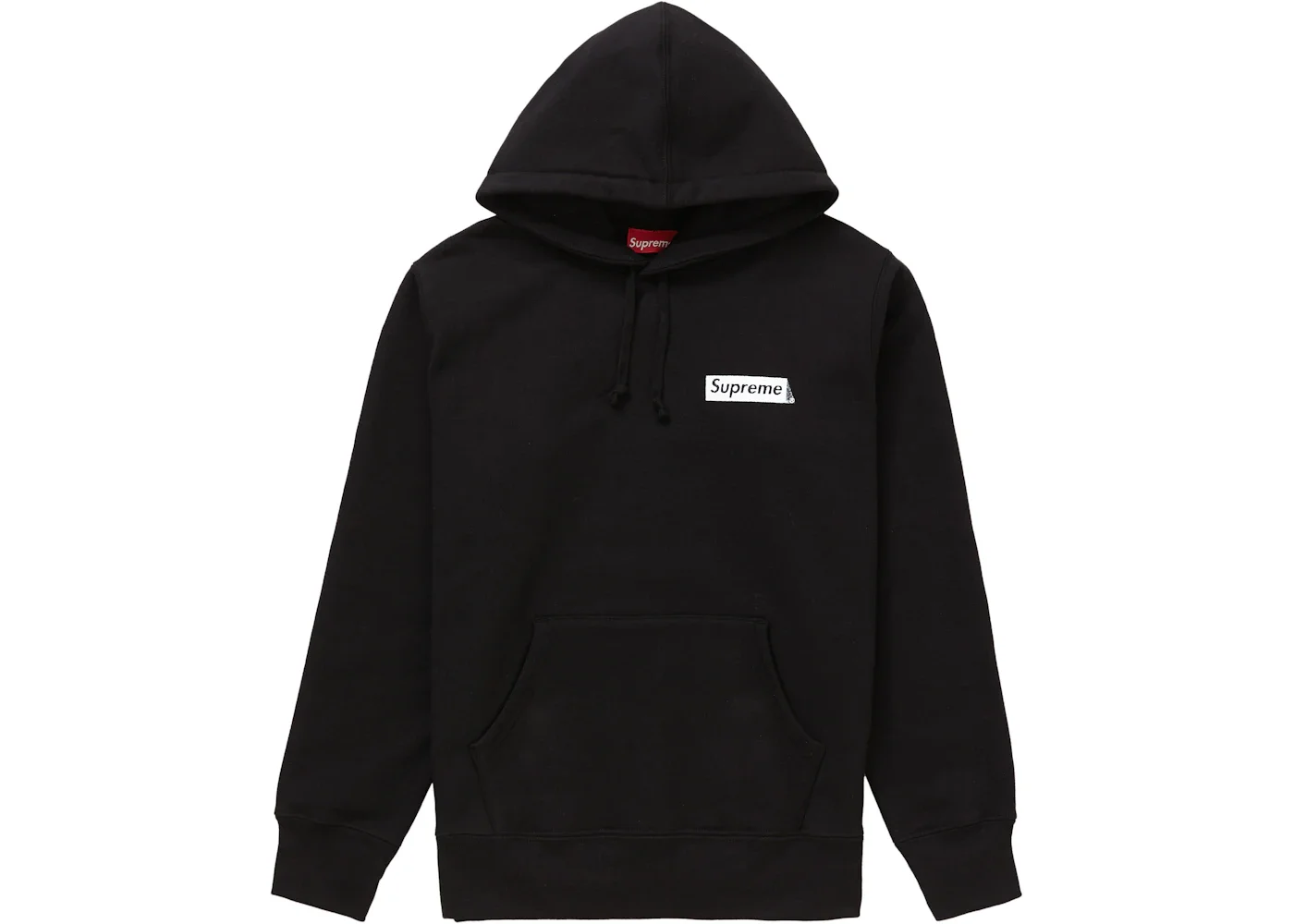 Supreme Stop Crying Hooded Sweatshirt Black - 1