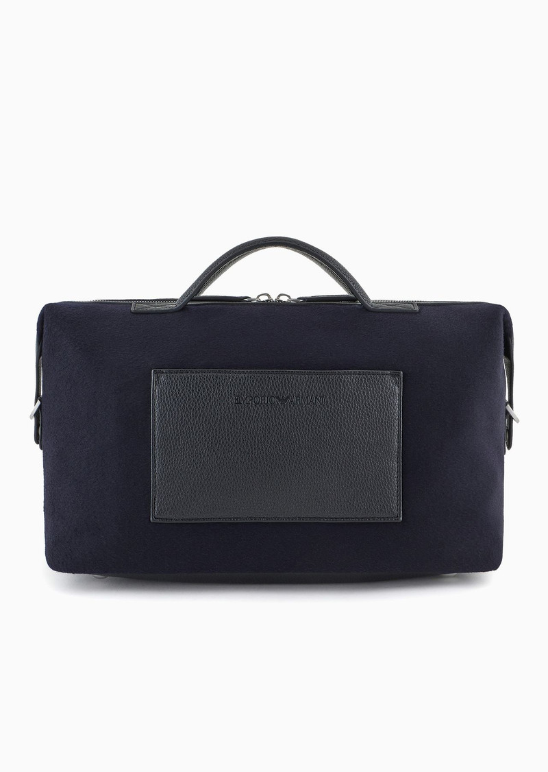 Wool cloth weekend bag 1