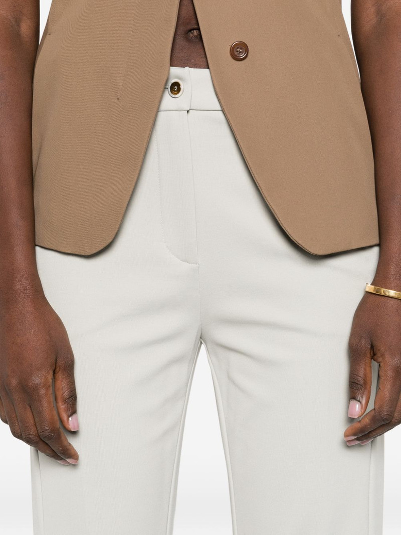 buttoned straight trousers 5