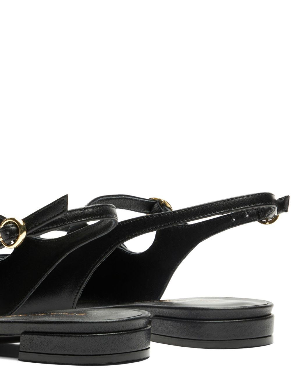 slingback buckle flats - 4