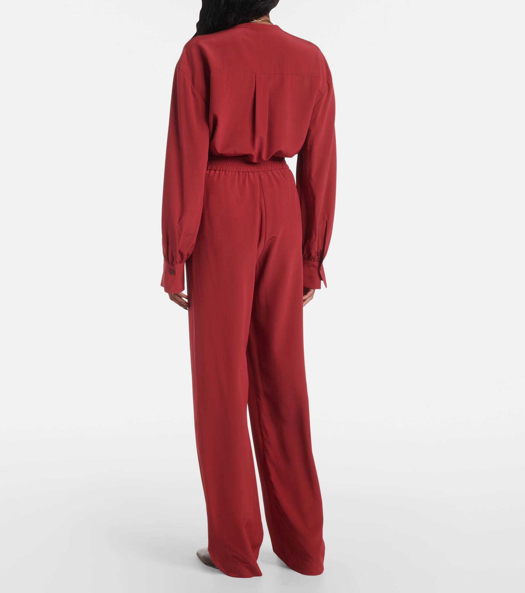 New Sahal silk straight pants - 3