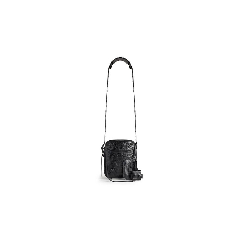Men's Le Cagole Men Crossbody Bag  in Black 1