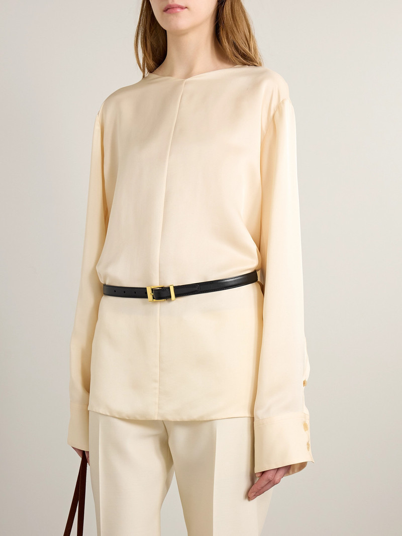 KHAITE Manhattan Leather Belt outlook