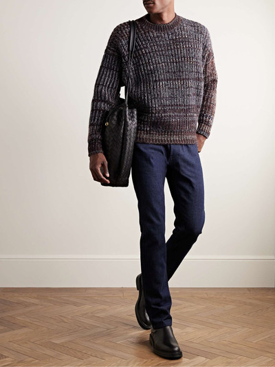 Loro Piana Ribbed Cashmere and Mohair-Blend Sweater outlook