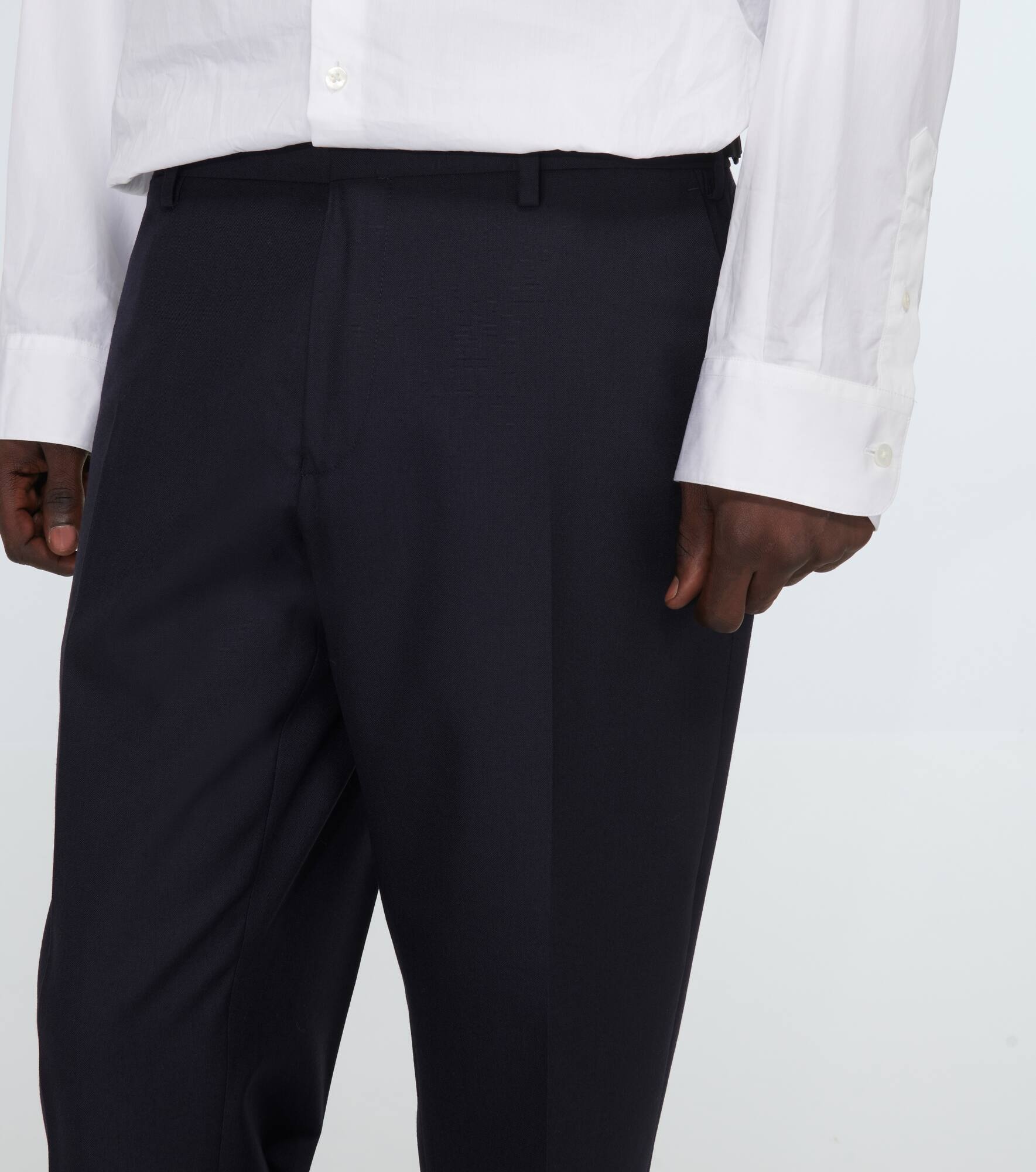 Wool straight pants - 5