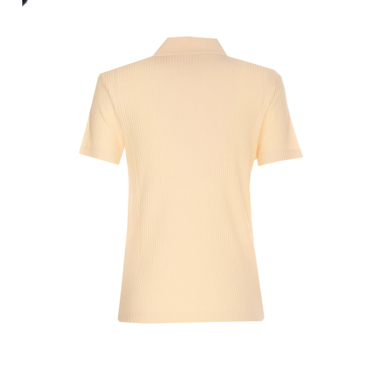 Moncler Women Cotton Polo Shirt With Handmade Beads - 2