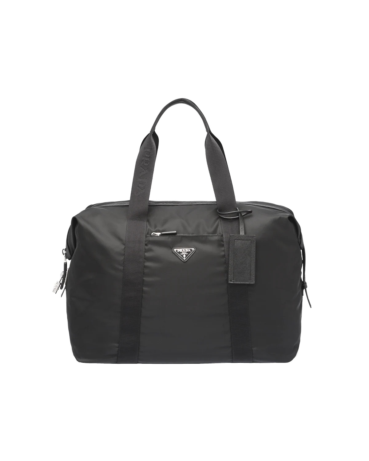 Re-Nylon and Saffiano leather duffle bag - 1