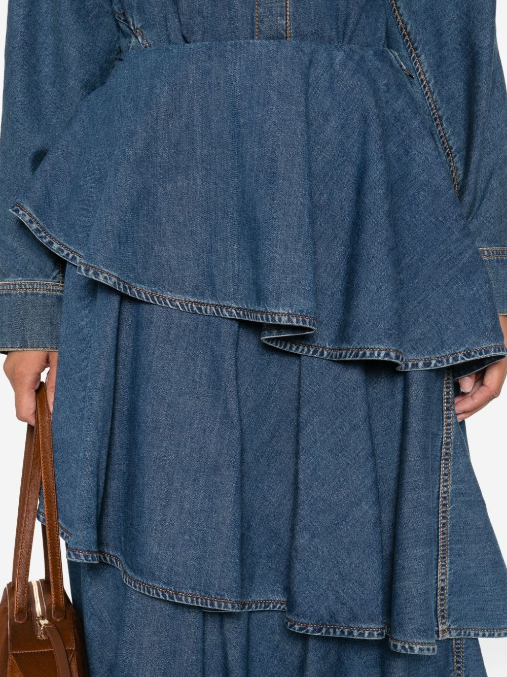 ruffled tiered skirt - 5