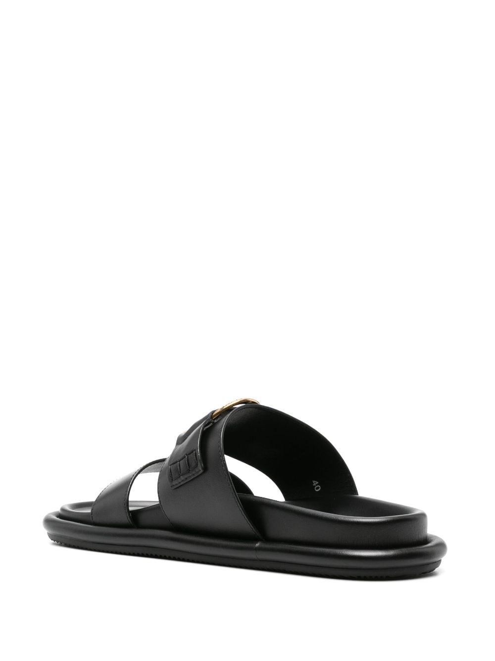Bell leather slides - 3