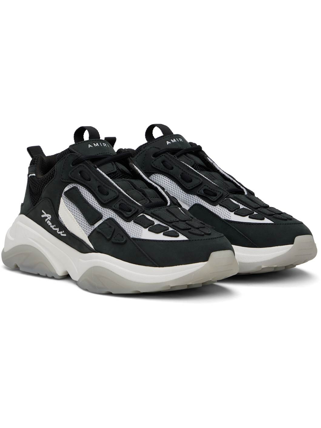 Black Bone Runner Sneakers - 4