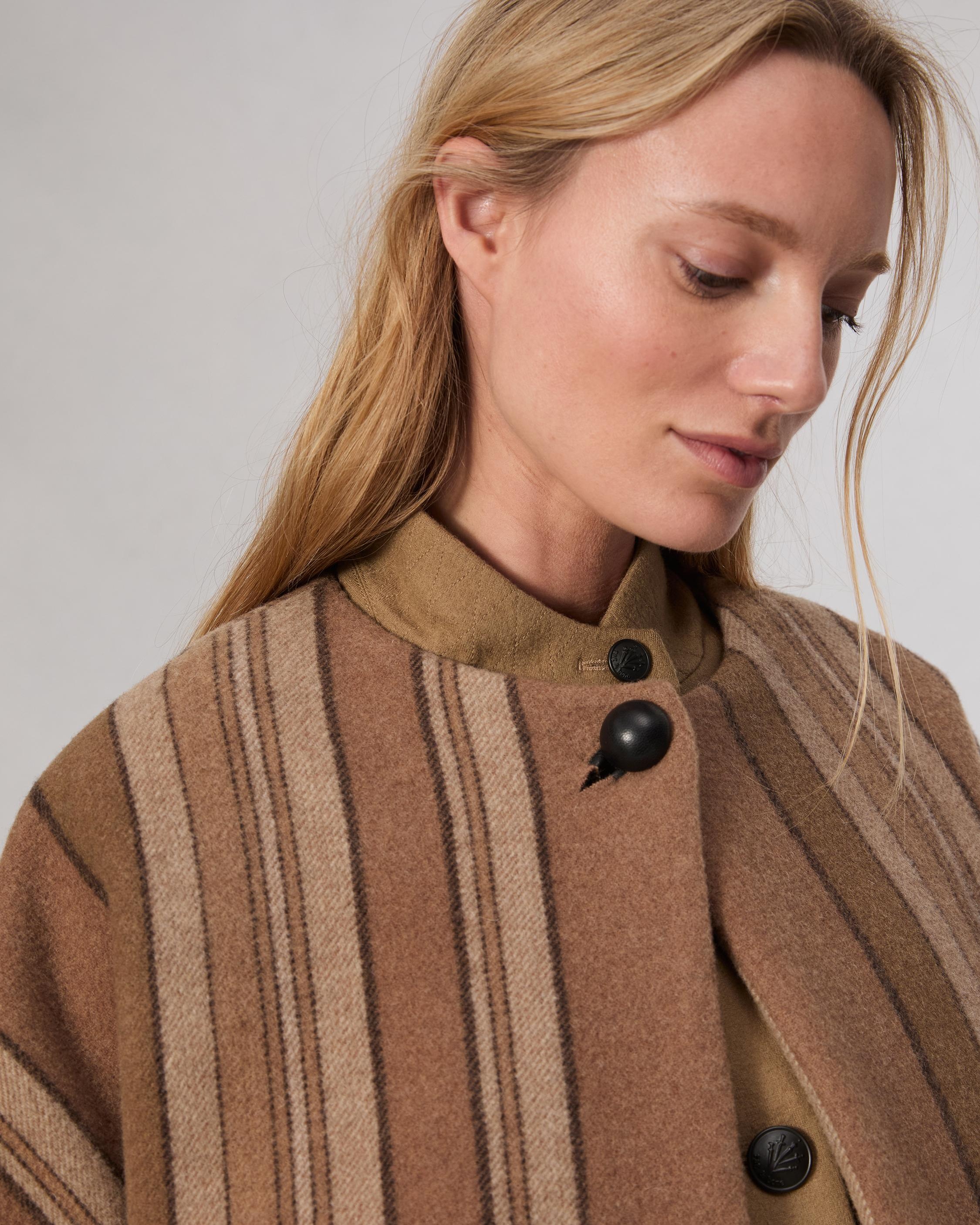 Penny Stripe Coat - 6