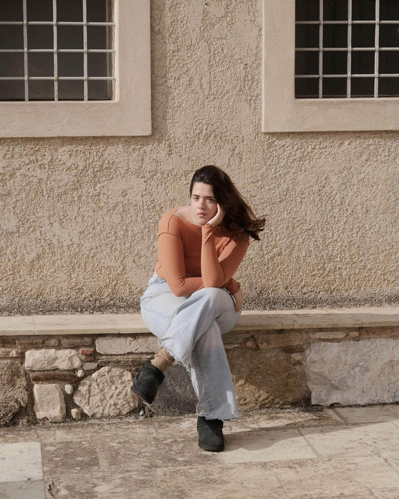 Vein Long Sleeve Tee - Fine Organic Cotton Rib 4