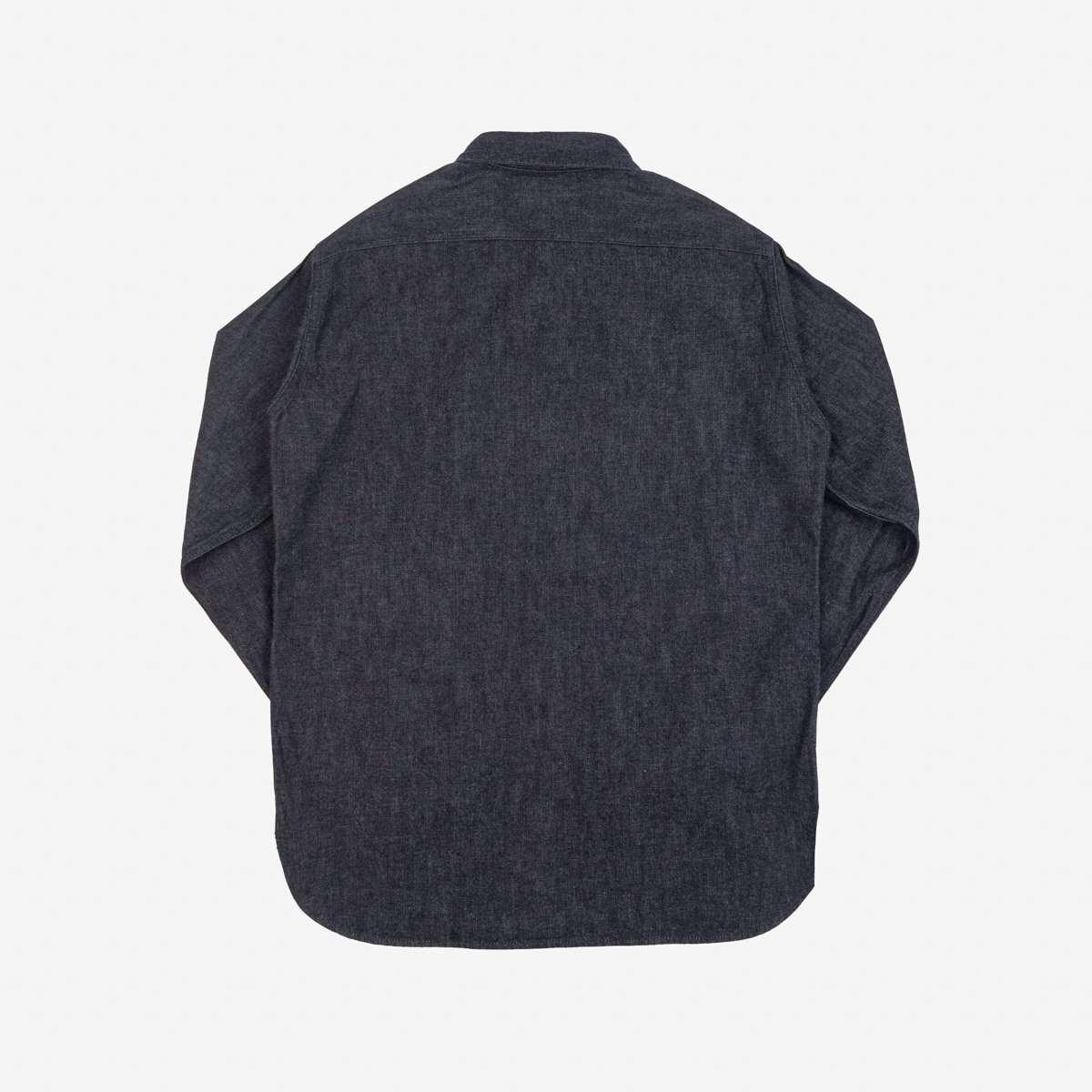IHSH-351-IND 10oz Selvedge Denim Work Shirt - Indigo - 5