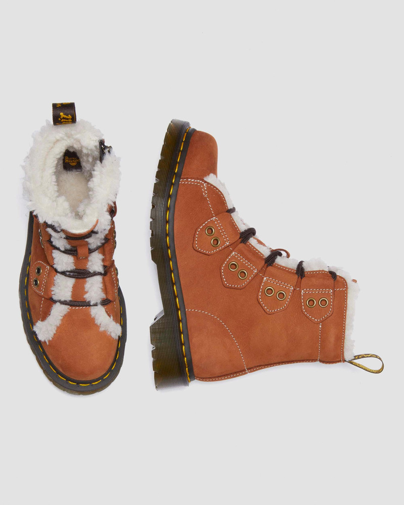 Dr. Martens Women's 1460 Lace to Toe Fur Lined Buttersoft Lace Up Boots outlook