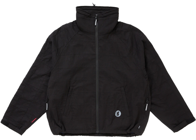 Supreme Supreme GOODENOUGH Patchwork Hooded Jacket Black outlook