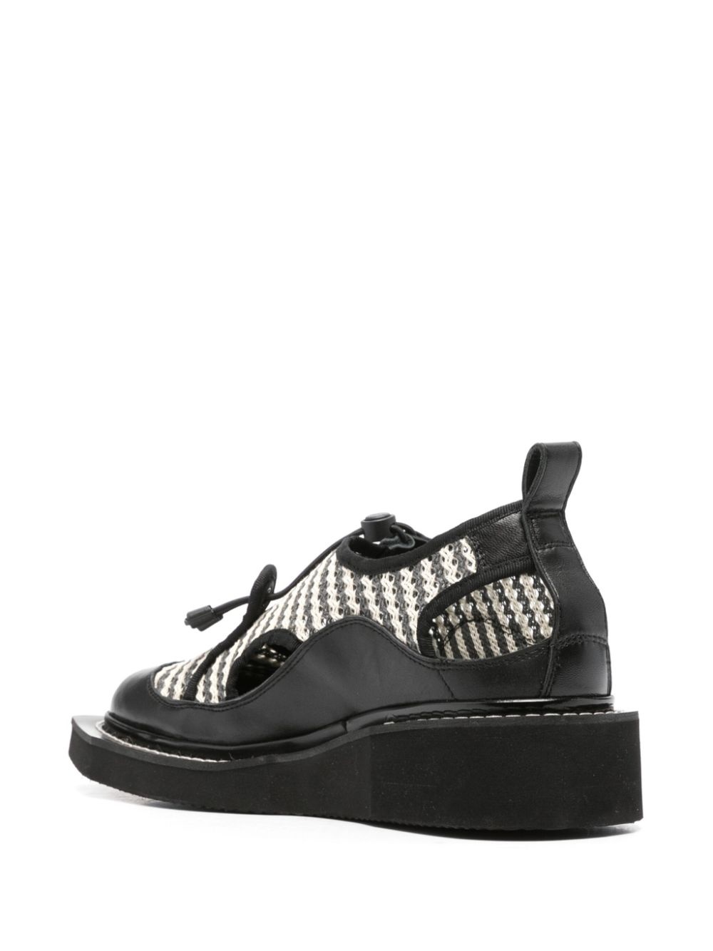 40mm Riviera striped interwoven sandals - 3