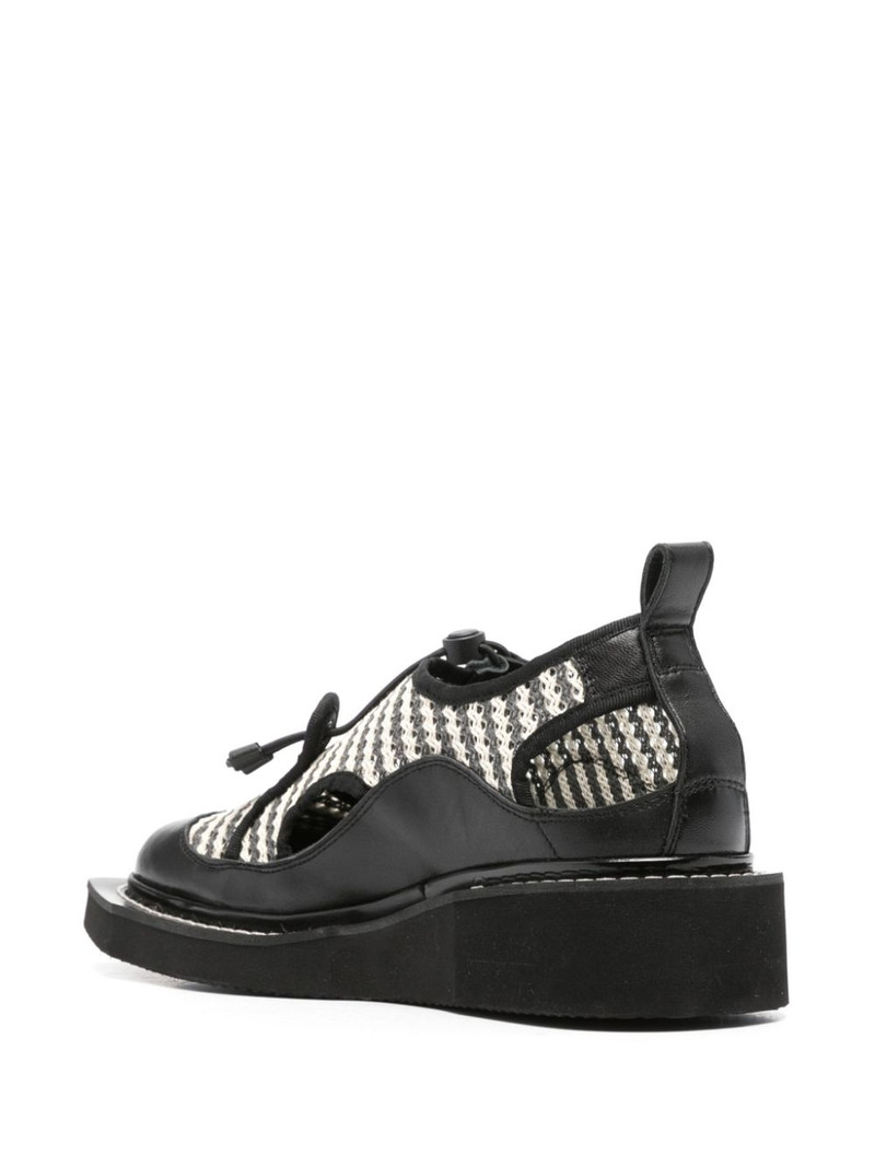 40mm Riviera striped interwoven sandals 3