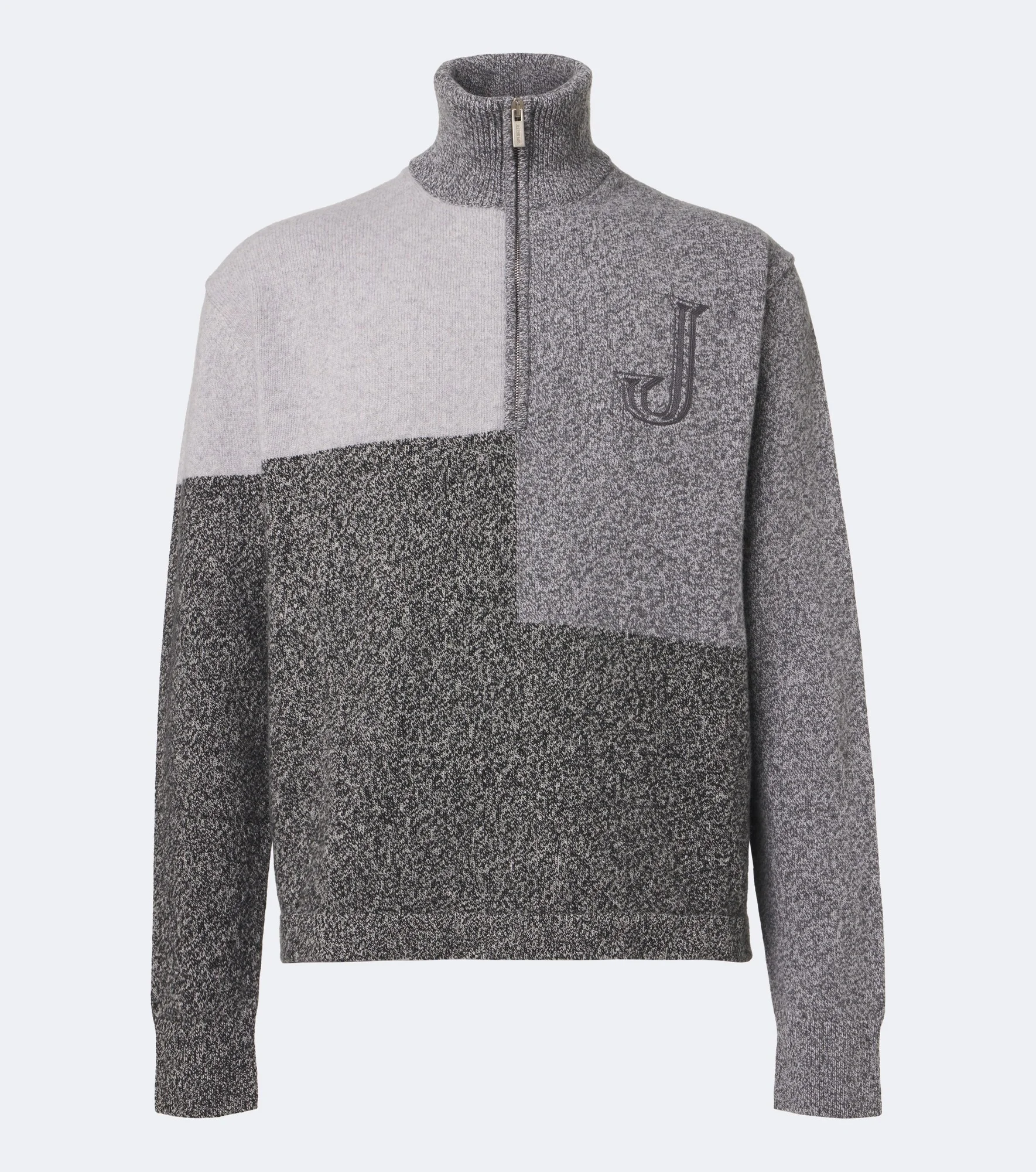 Orlando wool and cashmere half-zip sweater - 1