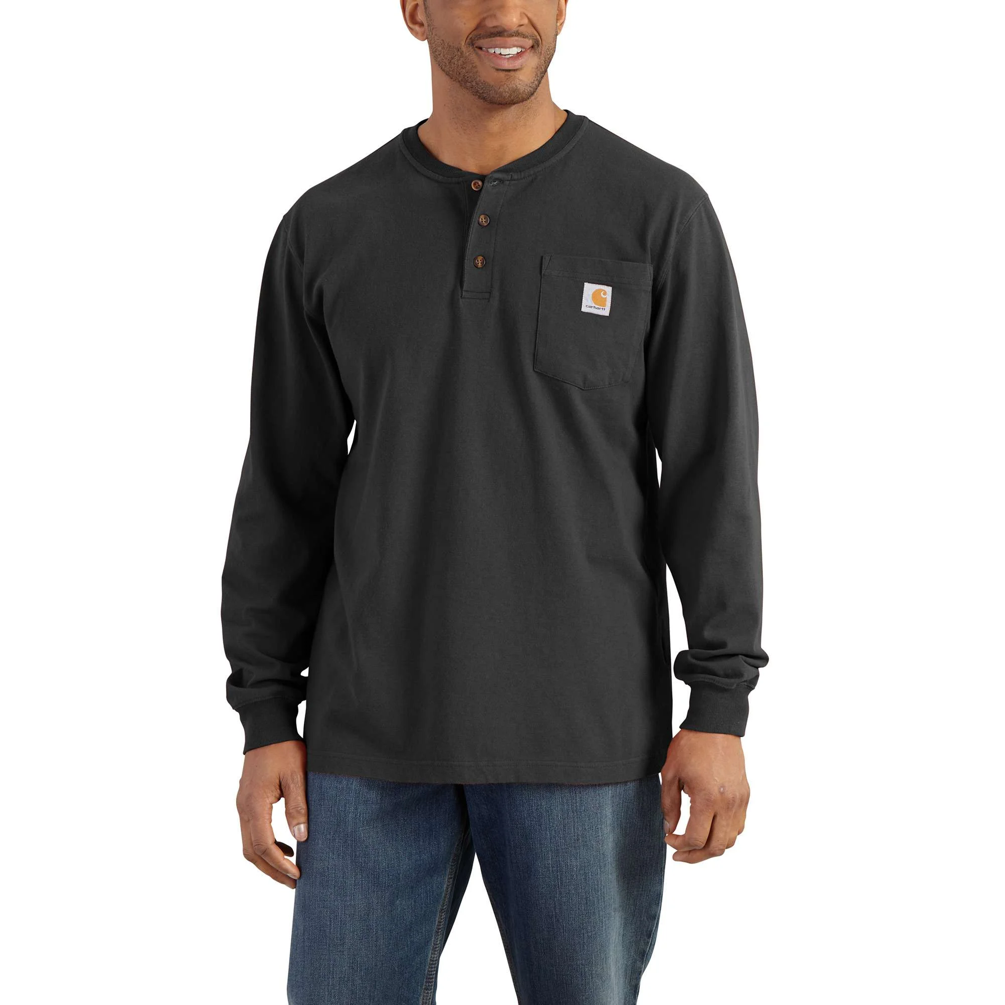 Dearborn Loose LS Henley T-Shirt - 1