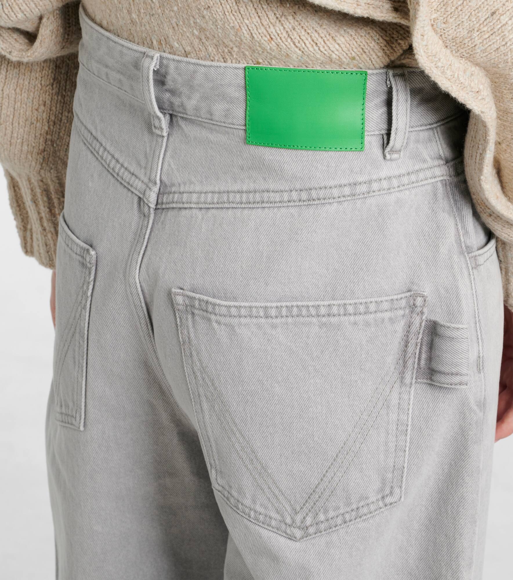 Mid-rise wide-leg jeans - 5